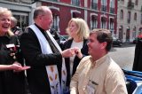 2011 Lourdes Pilgrimage - Archbishop Dolan with Malades (47/267)